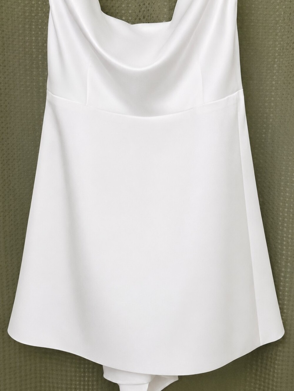 Lulus White Bow Mini Dress – Size XL - Picture 3 of 5